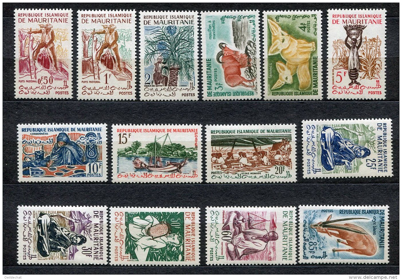 3383  MAURITANIE   N° 140/53**  1960-61   Activités Traditionnelles Et Animaux Divers  SUPERBE - Mauritania (1960-...)