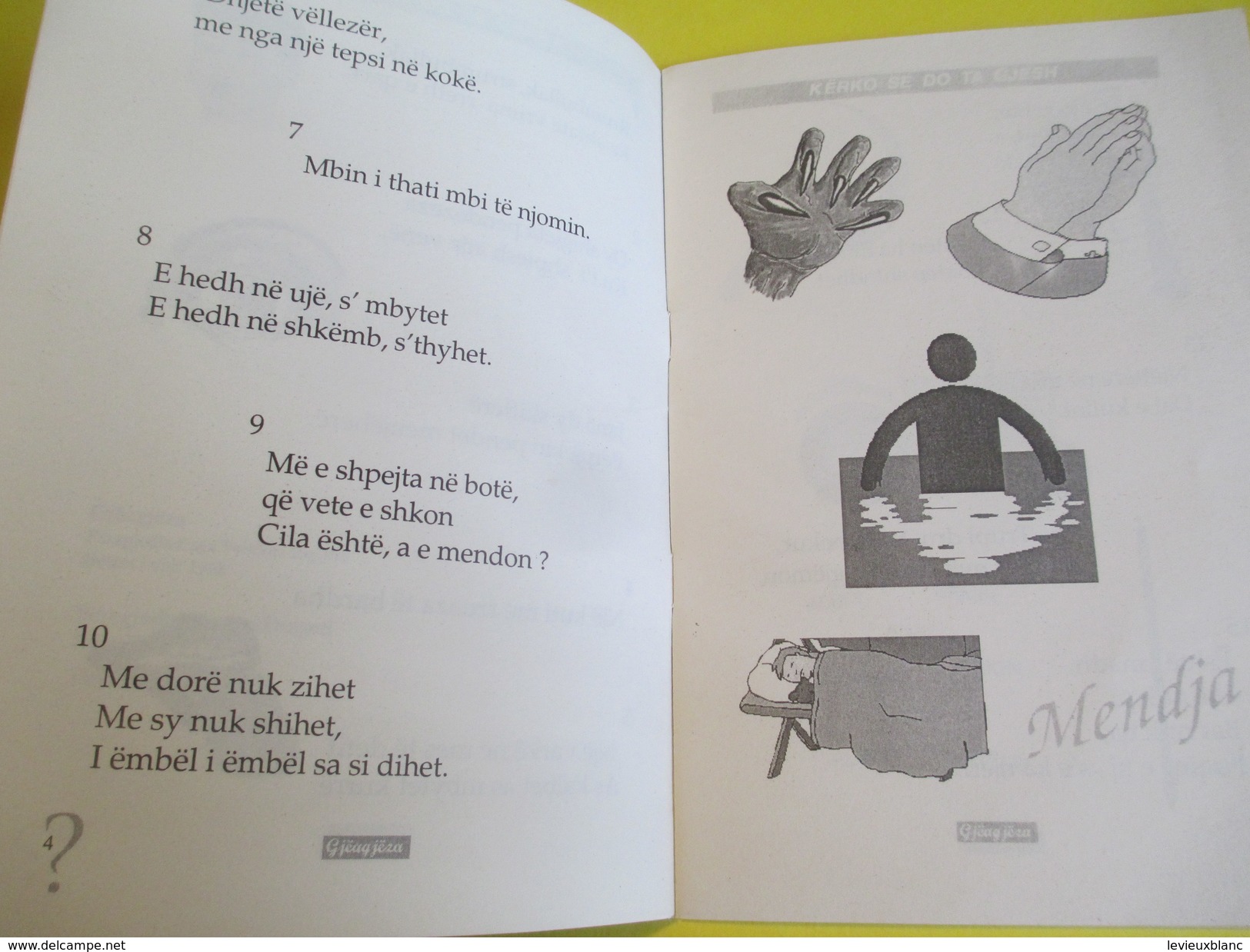 Fascicule D'apprentissage De La Lecture/GJËEGJËZA/Nga Folklori Shqiptar/  Albanie / Tirana/  2009     CAH155 - Andere & Zonder Classificatie