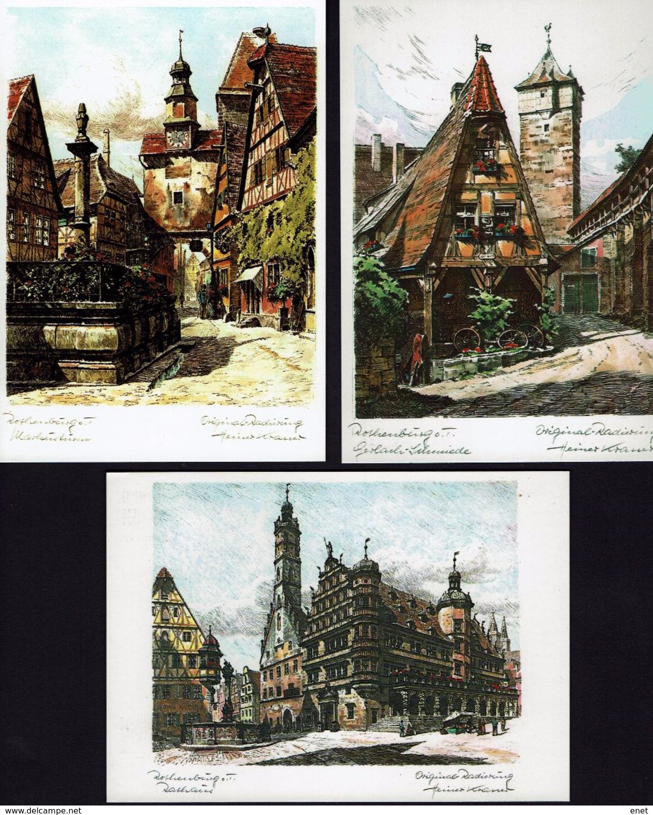 AK - Rothenburg Ob Der Tauber - (6x) 2 Scan - Rothenburg O. D. Tauber