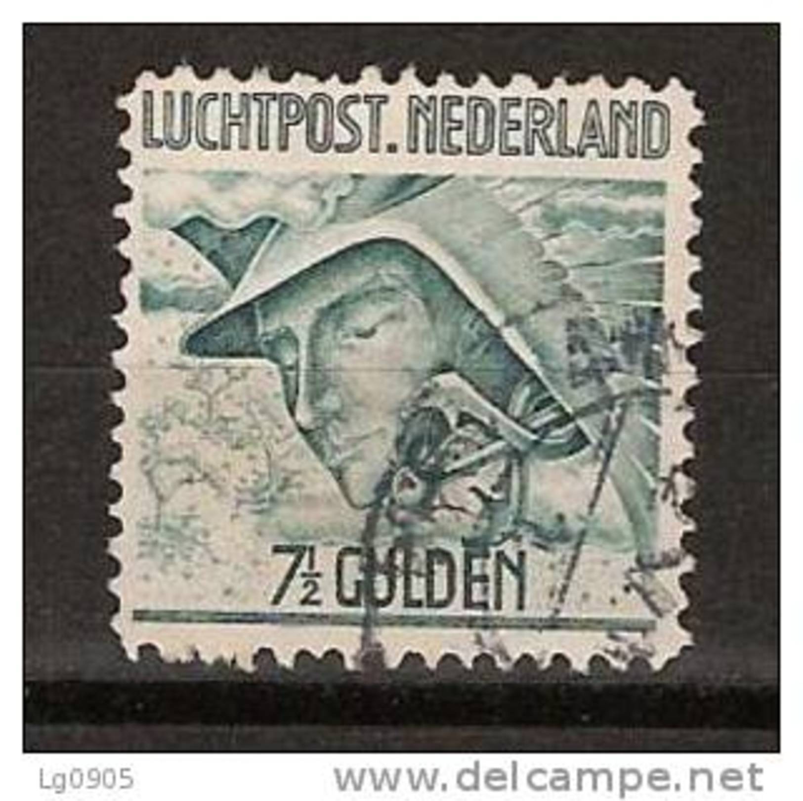 NVPH Nederland Netherlands Pays Bas Niederlande Holanda 8 Used ; Luchtpost, Airmail, Poste Aerianne, Correo Aereo 1929 - Luchtpost