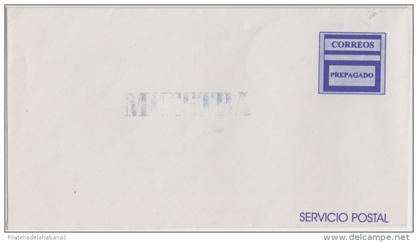 1998-EP-160 CUBA 1998 POSTAL STATIONERY PROOF MUESTRA SOBRE PREPAGADO. - Covers & Documents