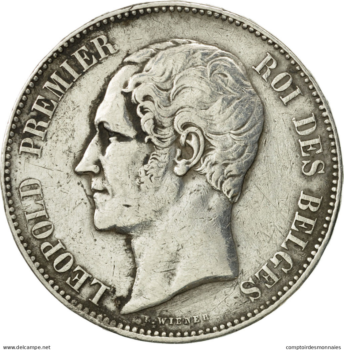 Monnaie, Belgique, Leopold I, 5 Francs, 5 Frank, 1849, TB+, Argent, KM:17 - 5 Francs