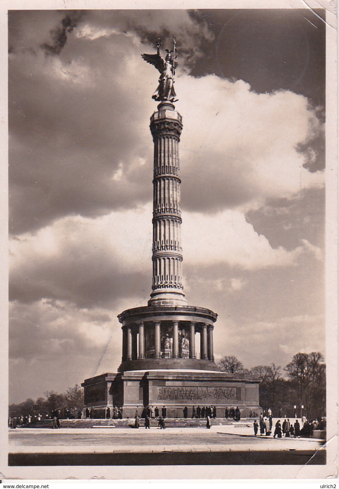 AK Berlin - Siegessäule - Werbestempel Ausstellung Das Sowjet-Paradies - 1942  (29588) - Tiergarten