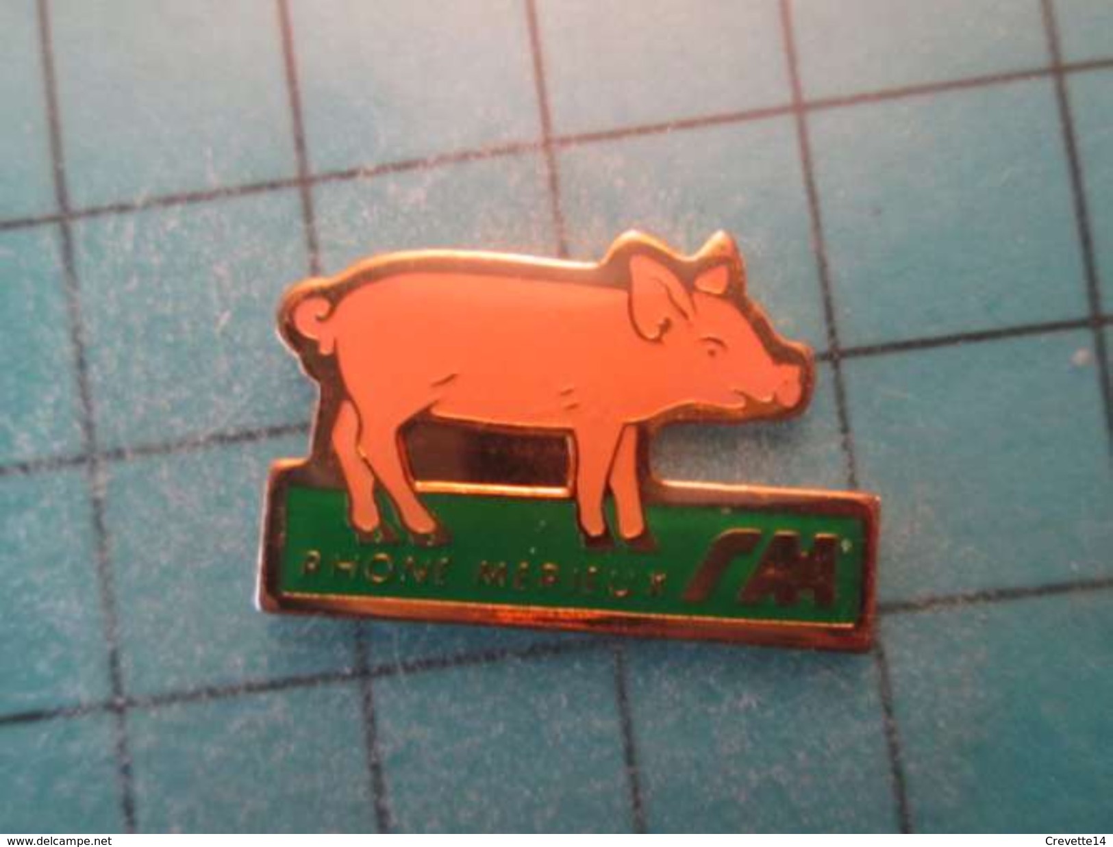 Sp06 Pin's Pins : Rare Et Belle Qualité !  COCHON PORC GORET PORCELET ; Marquage Au Dos : - - - - Animaux