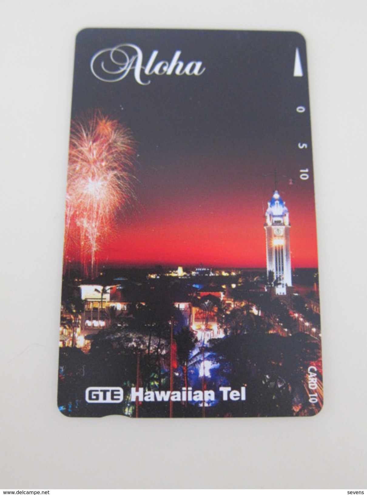 HAW-91 Aloha Tower And Fireworks,mint - Hawaii