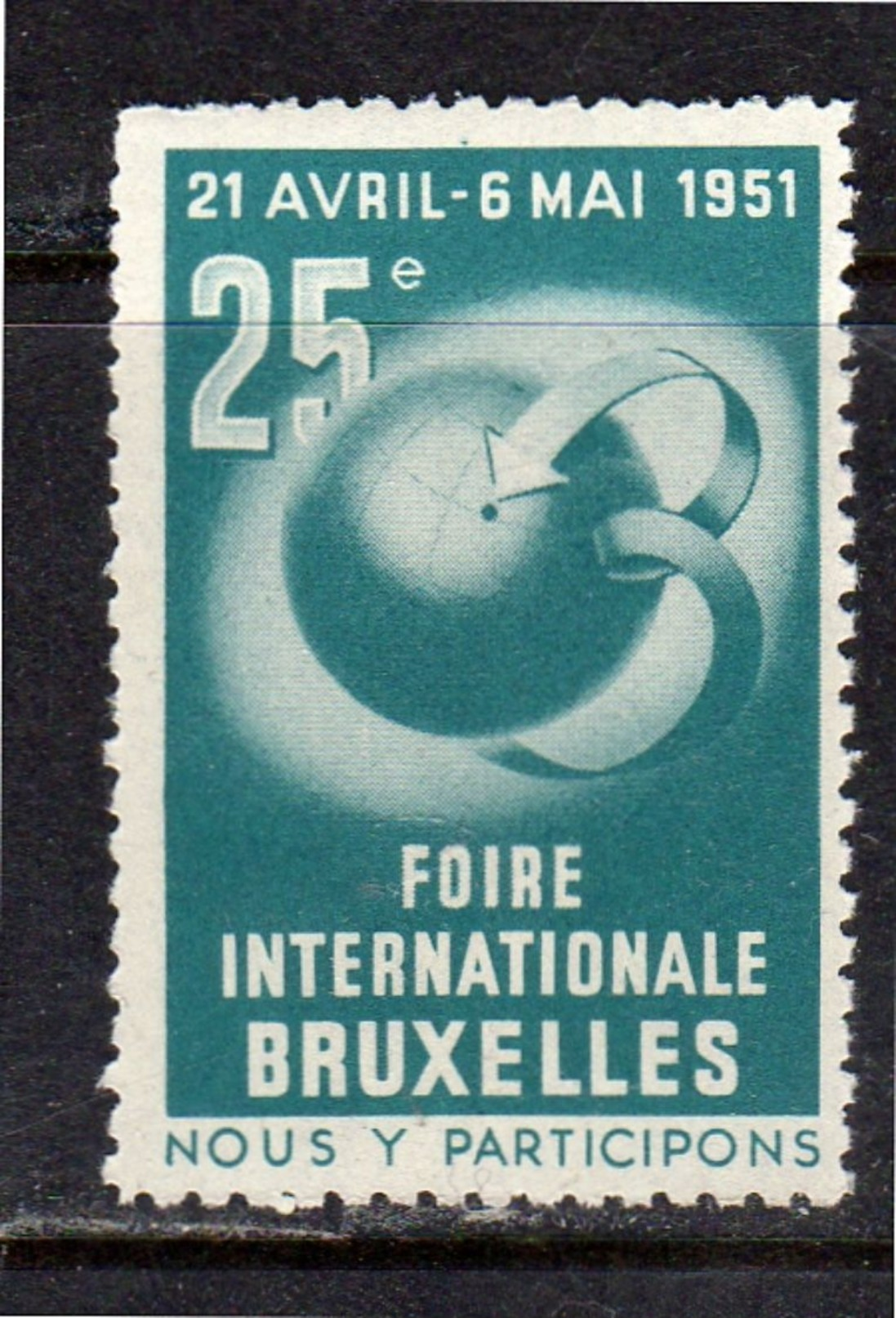 1951 Foire Bruxelles MNH (ci99) - Altri & Non Classificati