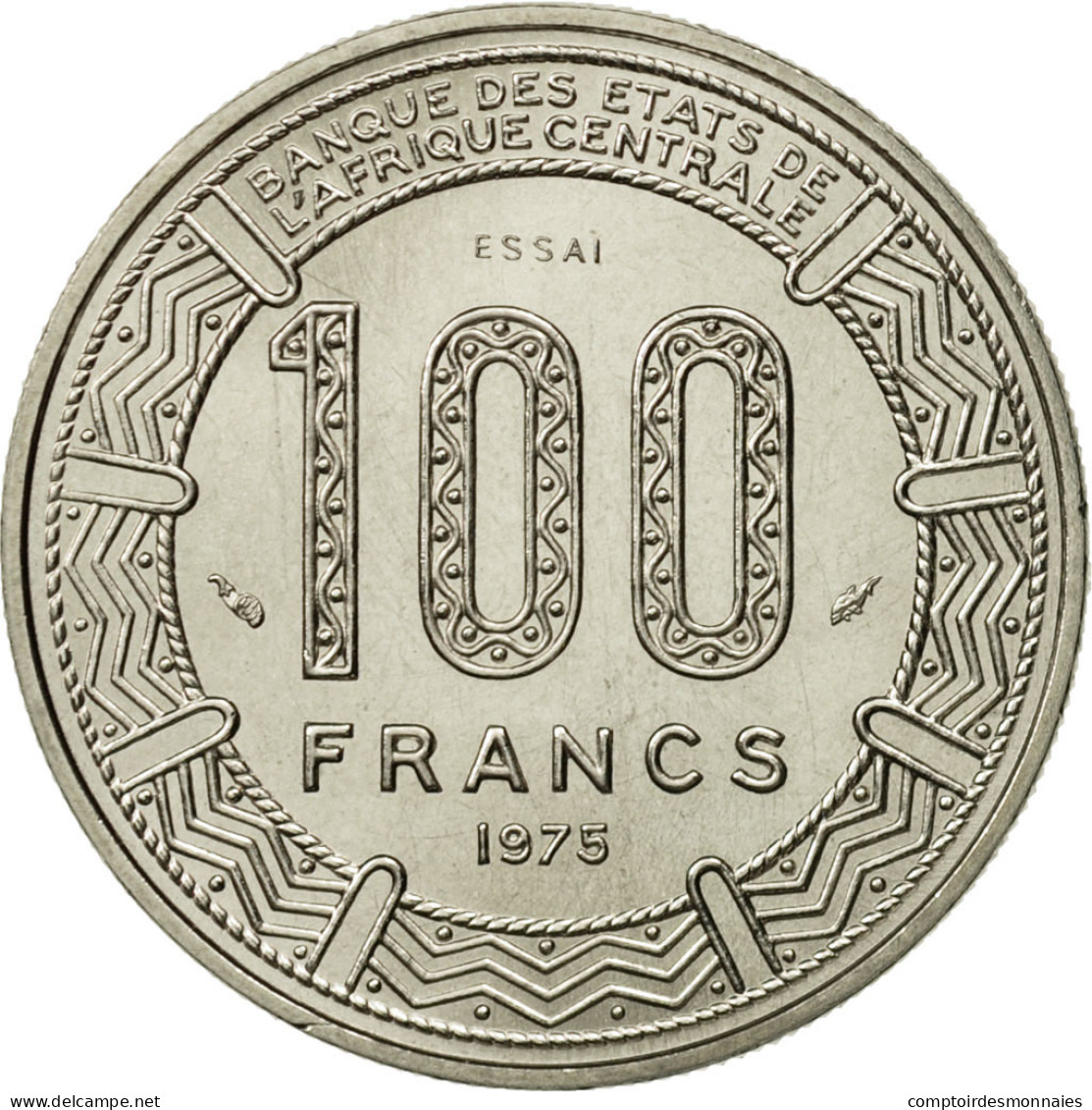 Monnaie, Cameroun, 100 Francs, 1975, Paris, FDC, Nickel, KM:E16 - Cameroun