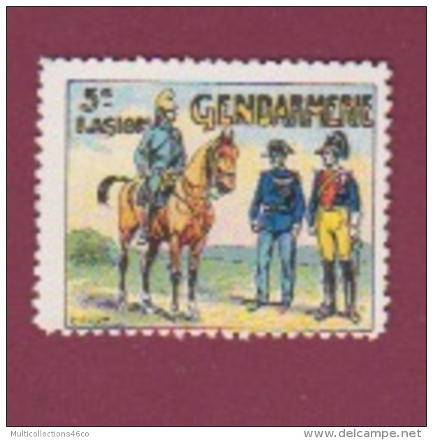 VIGNETTE - 130717 - GUERRE 14 18 MILITARIA - GENDARMERIE 5e Légion - Erinnophilie