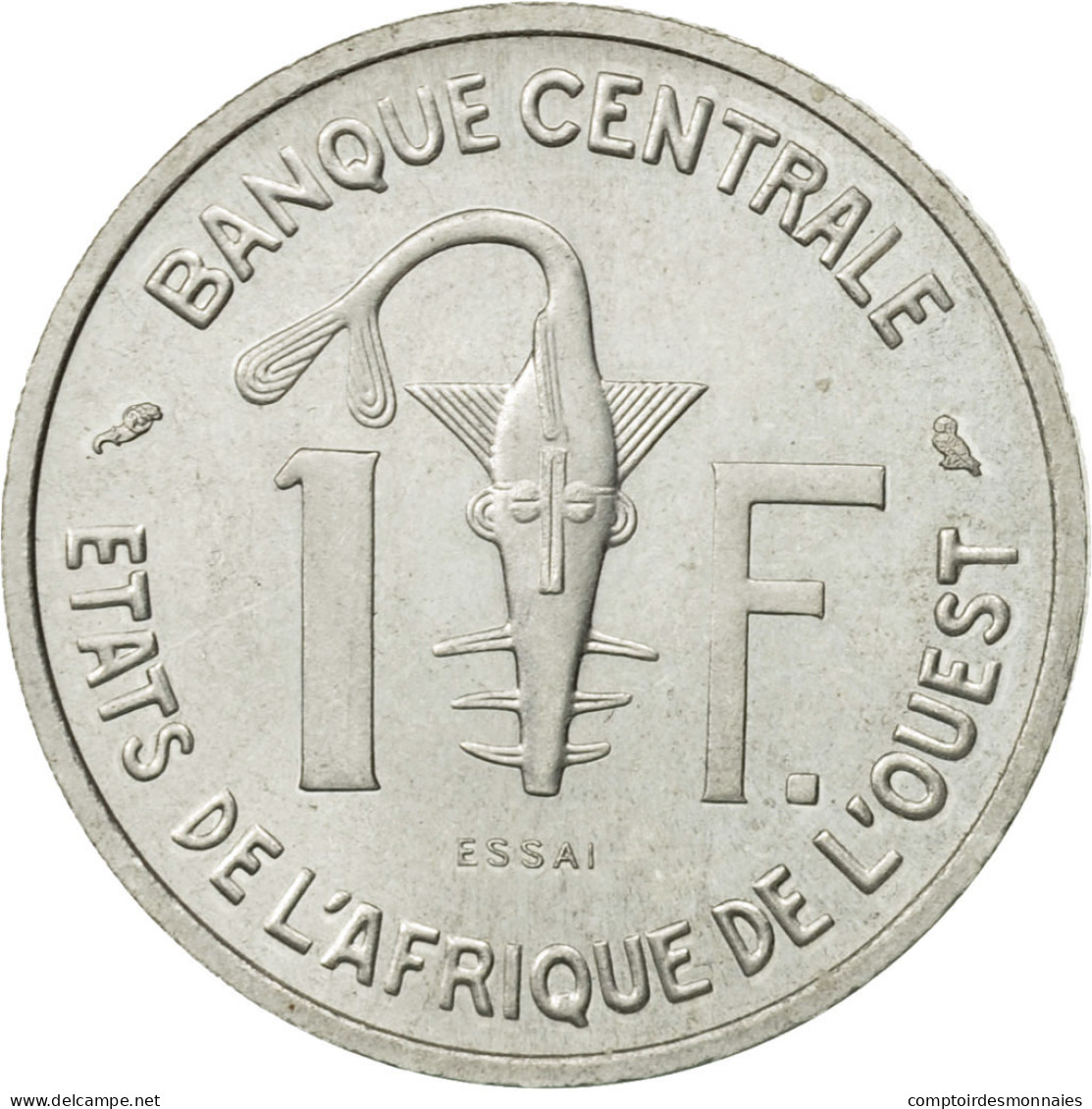 Monnaie, West African States, Franc, 1961, FDC, Aluminium, KM:E3 - Costa De Marfil