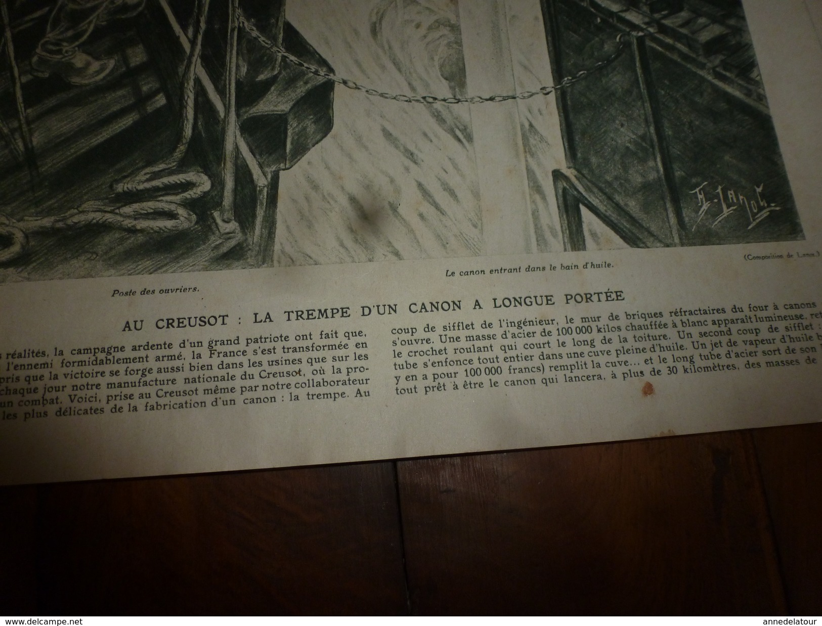 1915 J'AI VU: Metzeral;Venizelos;FRENCH-DAY;Téléphone de campagne:Au Creusot; La Tour des Templiers près de Nieuport