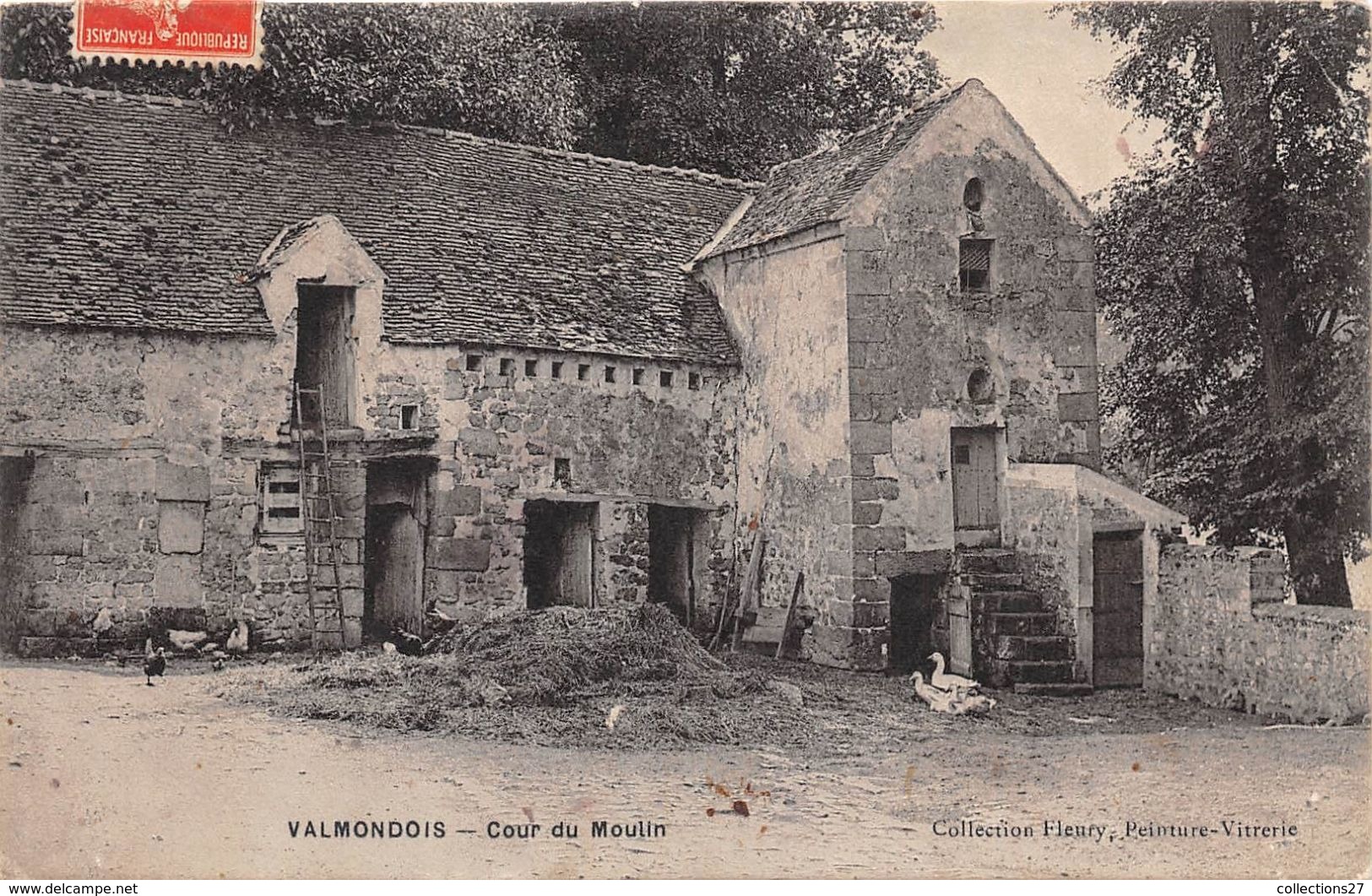 95-VALMONDOIS- COUR DU MOULIN - Valmondois