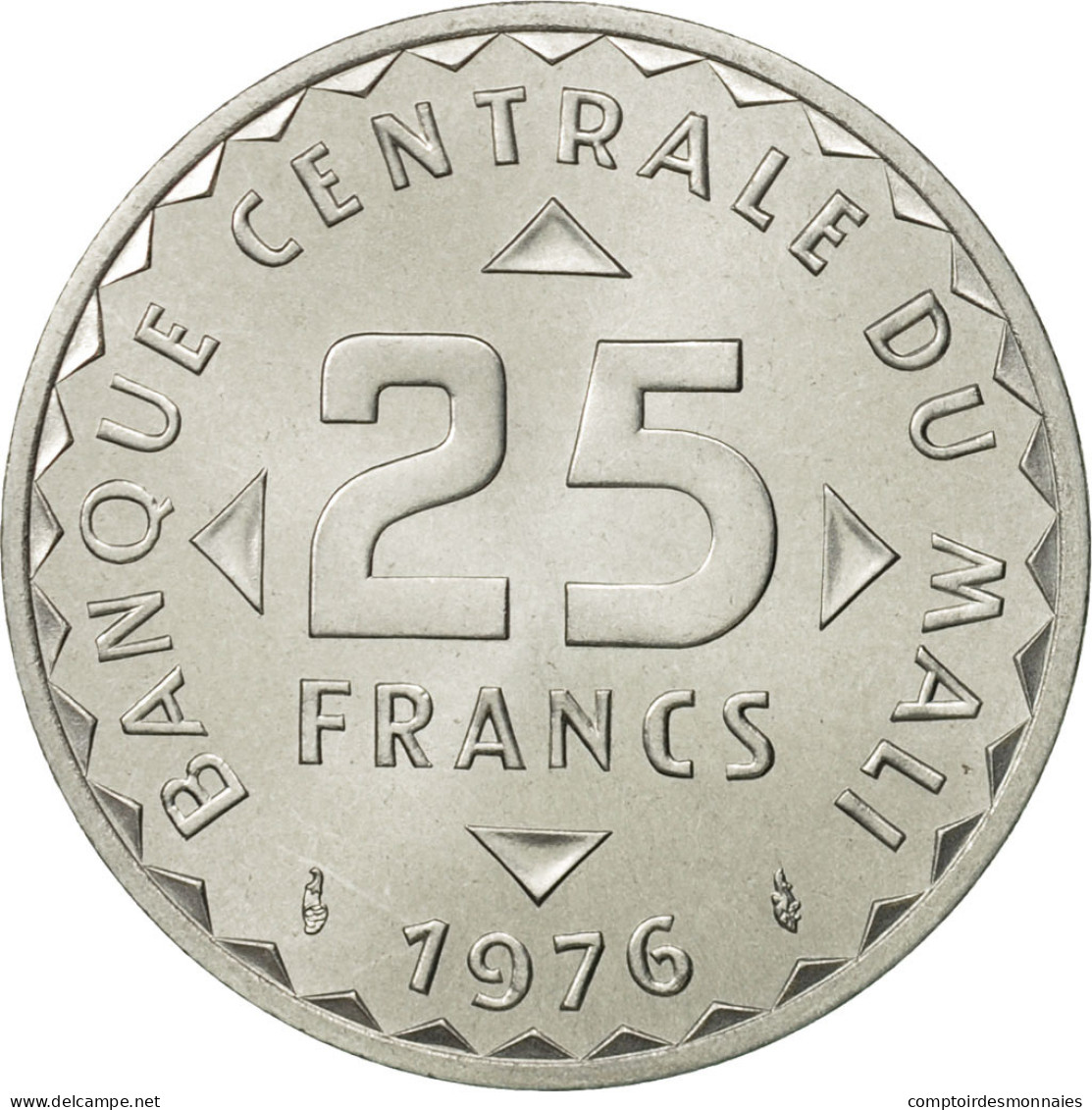 Monnaie, Mali, 25 Francs, 1976, FDC, Aluminium, KM:E4 - Mali (1962-1984)