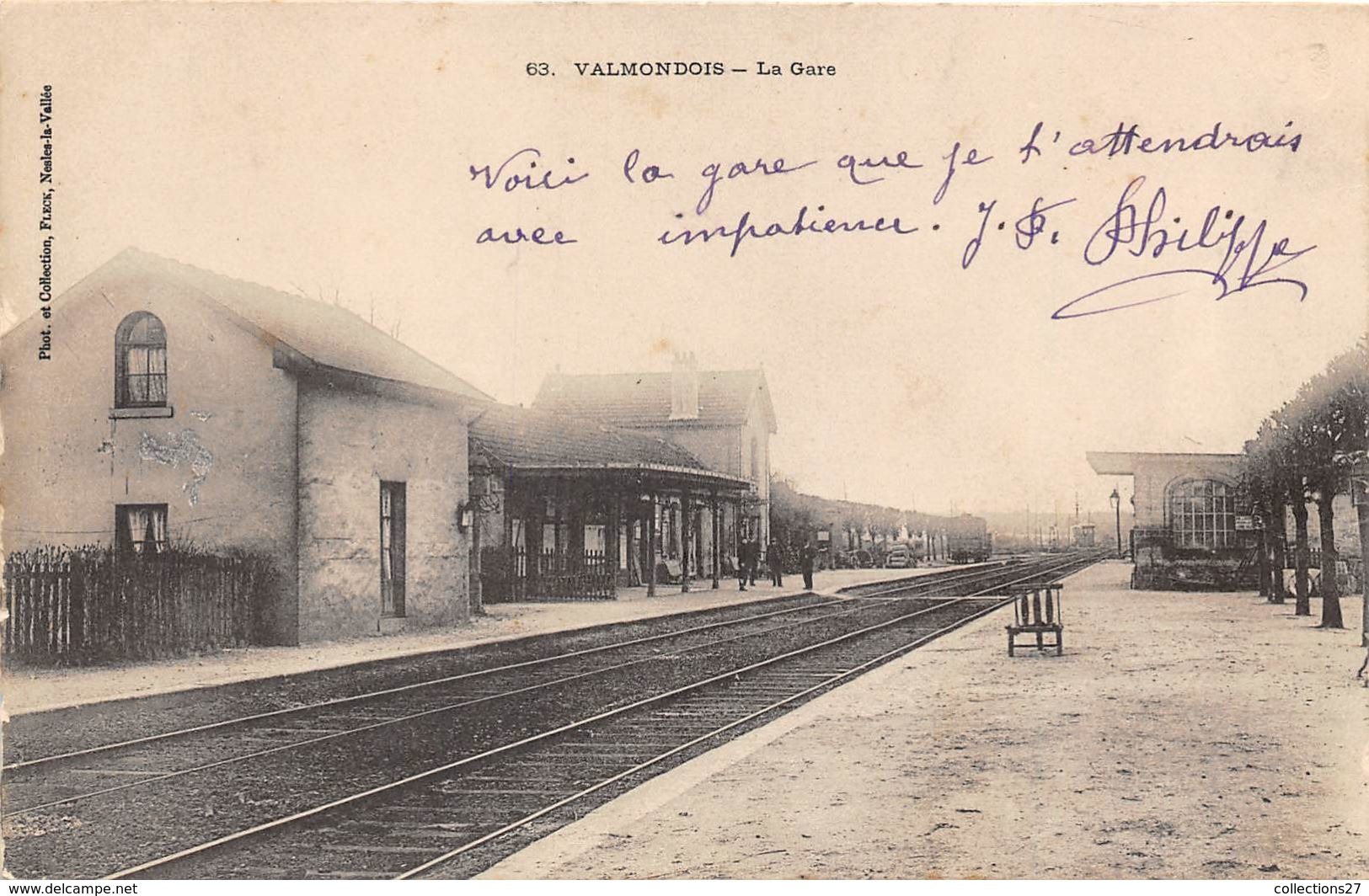 95-VALMONDOIS-  LA GARE - Valmondois