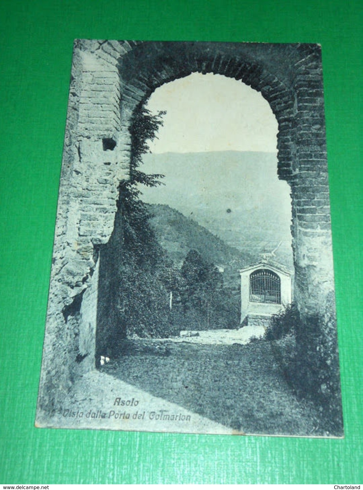 Cartolina Asolo - Visto Dalla Porta Del Colmarion 1917 - Treviso