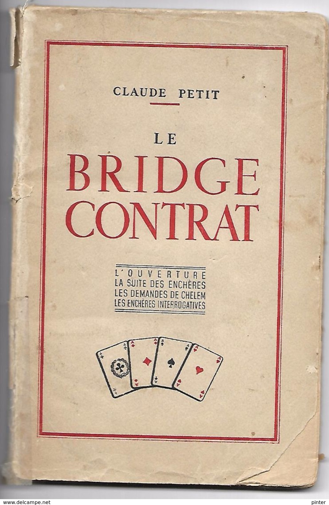 Le BRIDGE CONTRAT - Claude Petit - Cartes à Jouer