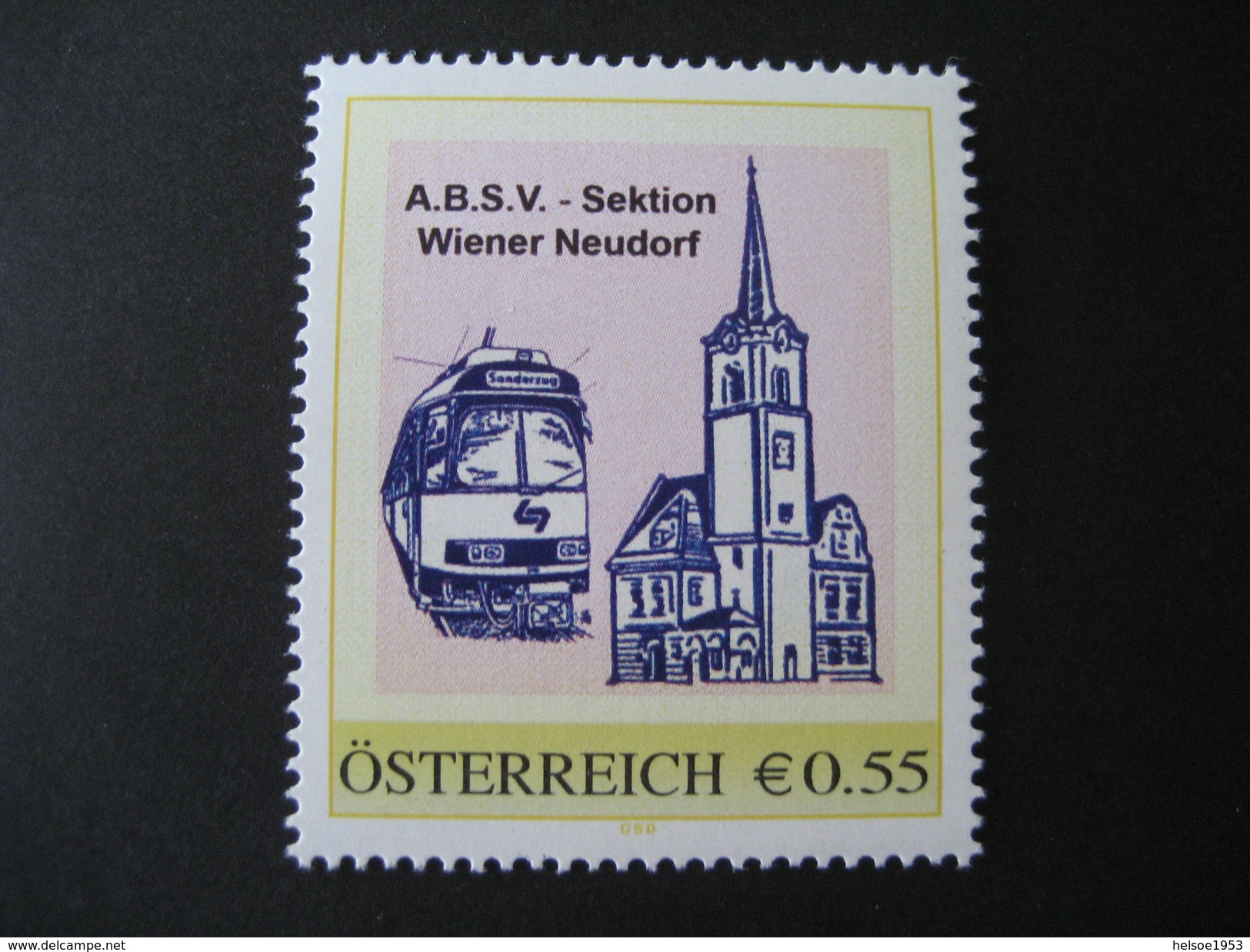 Österreich- PM Wiener Neudorf 8001659,  ABSV Sektion Wiener Neudorf ** - Personalisierte Briefmarken