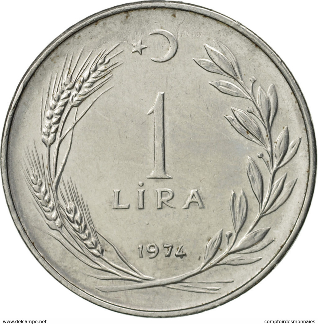 Monnaie, Turquie, Lira, 1974, SUP, Stainless Steel, KM:889a.2 - Turquie