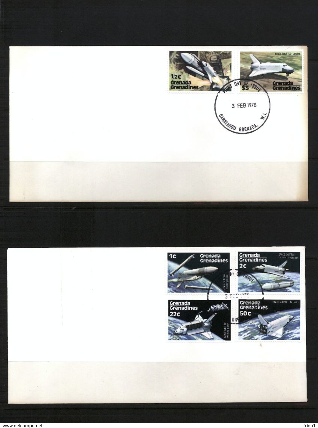 Grenada 1978 Raumfahrt / Space -  Space Shuttle FDC - Sud America