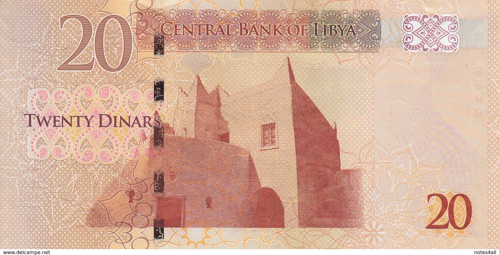 LIBYA 20 DINARS 2013 2015 P-79 UNC */* - Libya