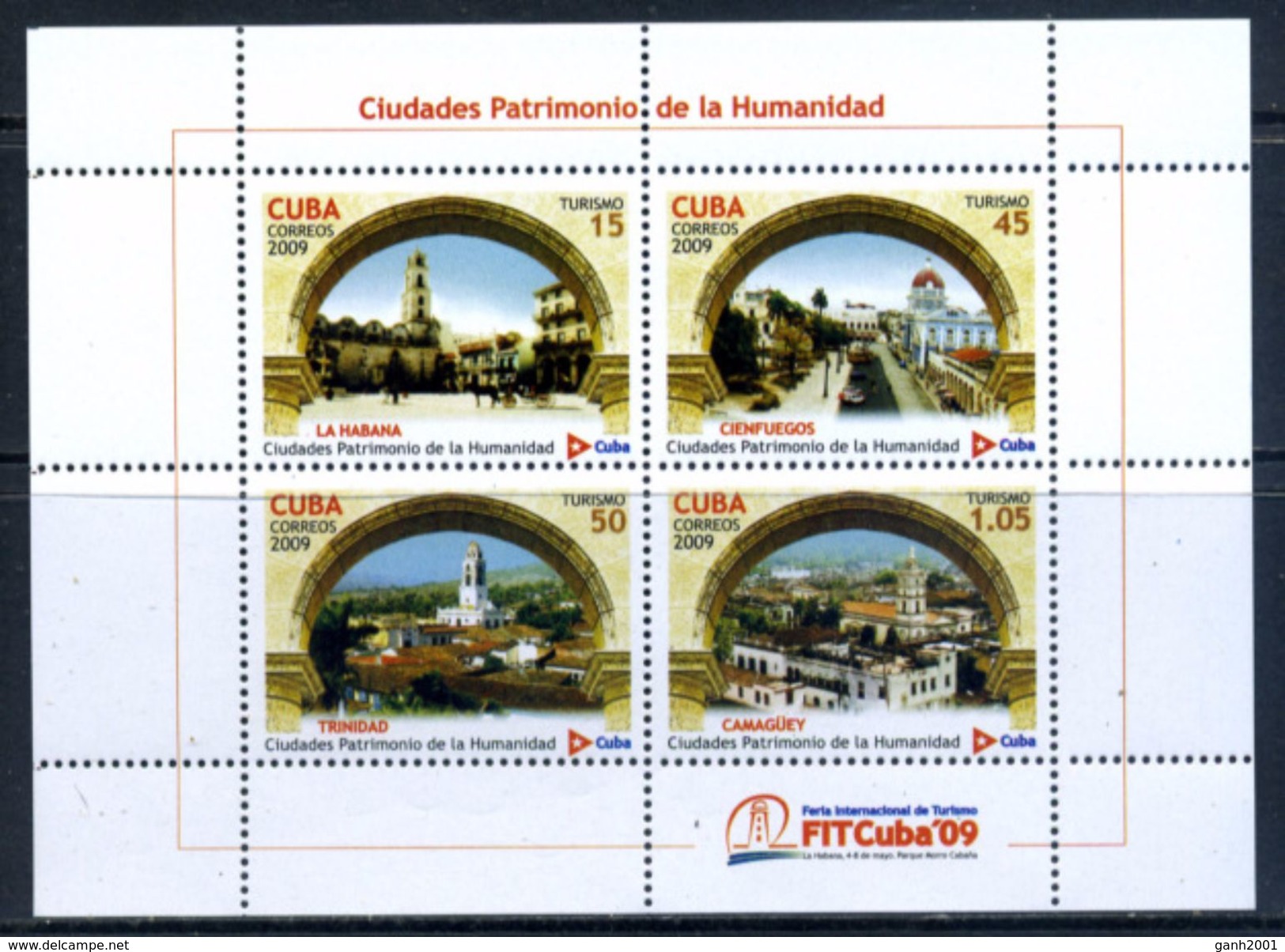 Cuba 2009 / UNESCO World Heritage MNH Patrimonio De La Humanidad / Cs06 - UNESCO