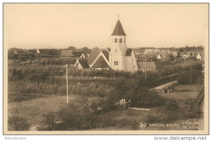 BE KNOKKE ZOUTE /  LE ZOUTE L'Eglise - Knokke