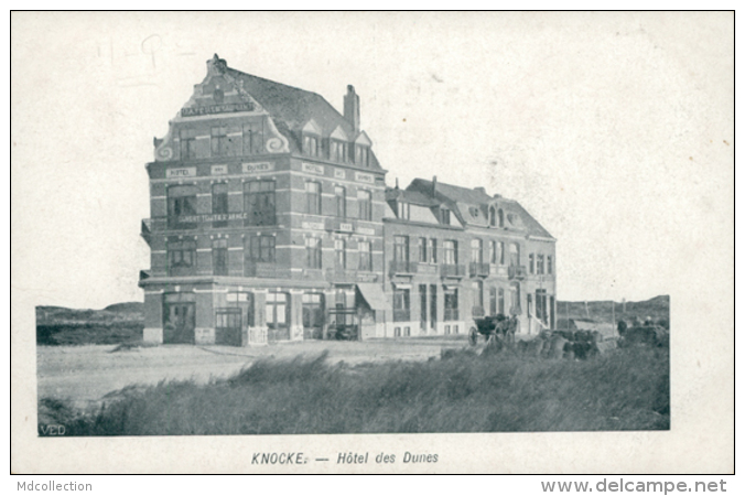 BE KNOKKE ZOUTE /Hôtel Des Dunes / - Knokke