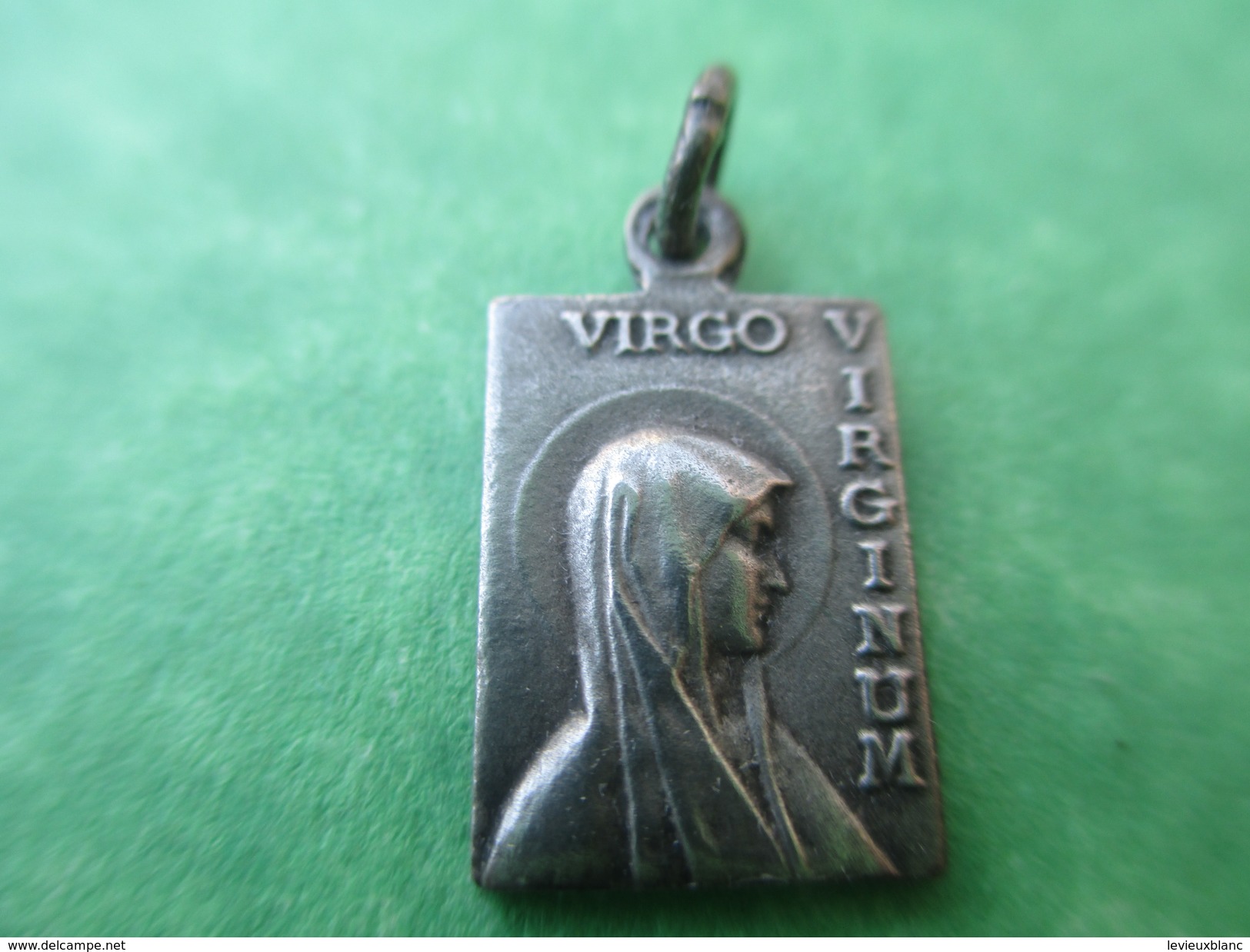 Petite Médaille Religieuse/ Virgo Virginum/Grotte De Lourdes/ Début XXème Siècle     CAN281 - Religion &  Esoterik