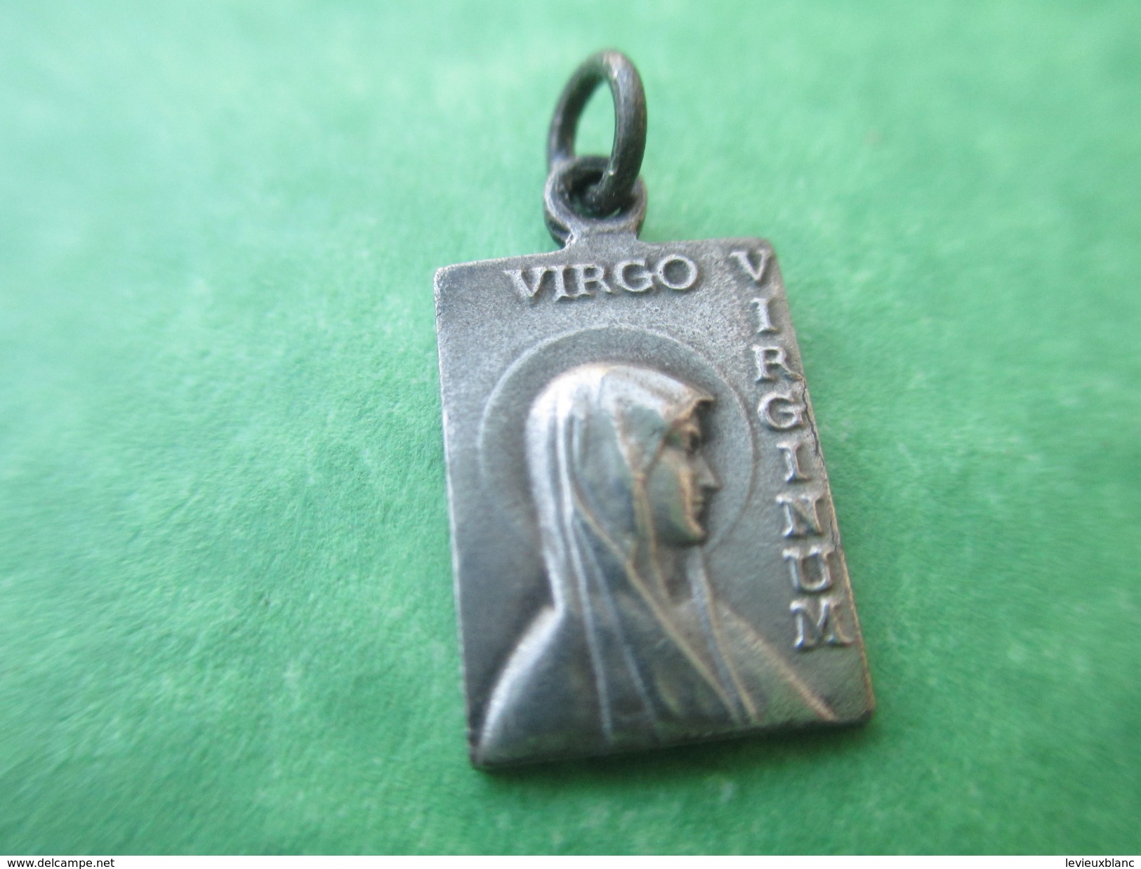 Petite Médaille Religieuse/ Virgo Virginum/Grotte De Lourdes/ Début XXème Siècle     CAN284 - Religion &  Esoterik