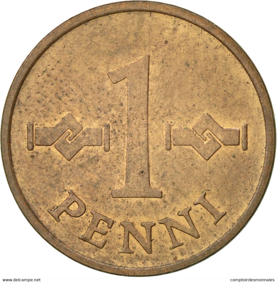 Monnaie, Finlande, Penni, 1969, TB+, Cuivre, KM:44 - Finlande