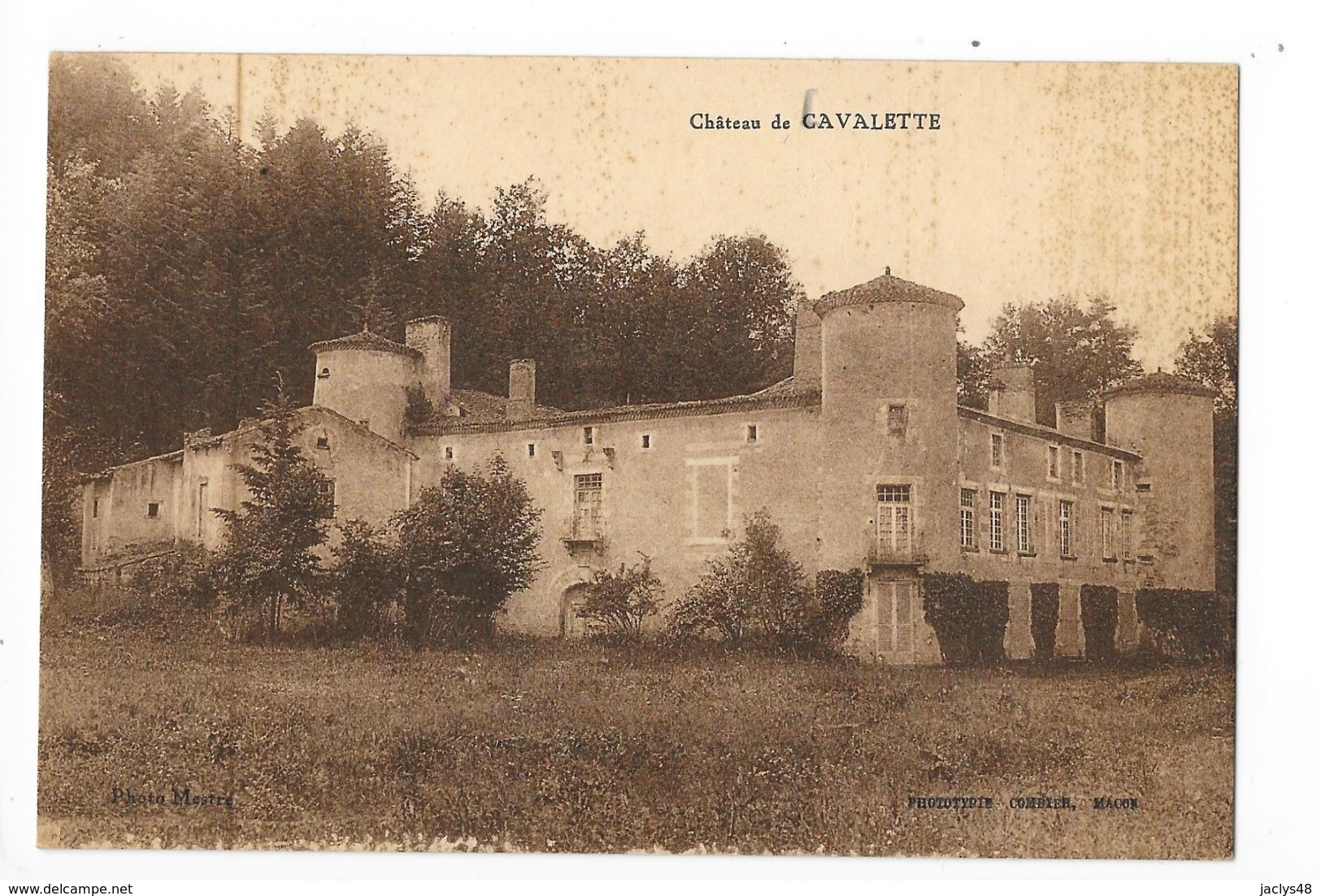 St ETIENNE Sur USSON Ou St JEAN De VAL (cpa 63) Château De Lavalette Détruit Par Les Allemands En 1944 # RARE #   - L 1 - Autres & Non Classés