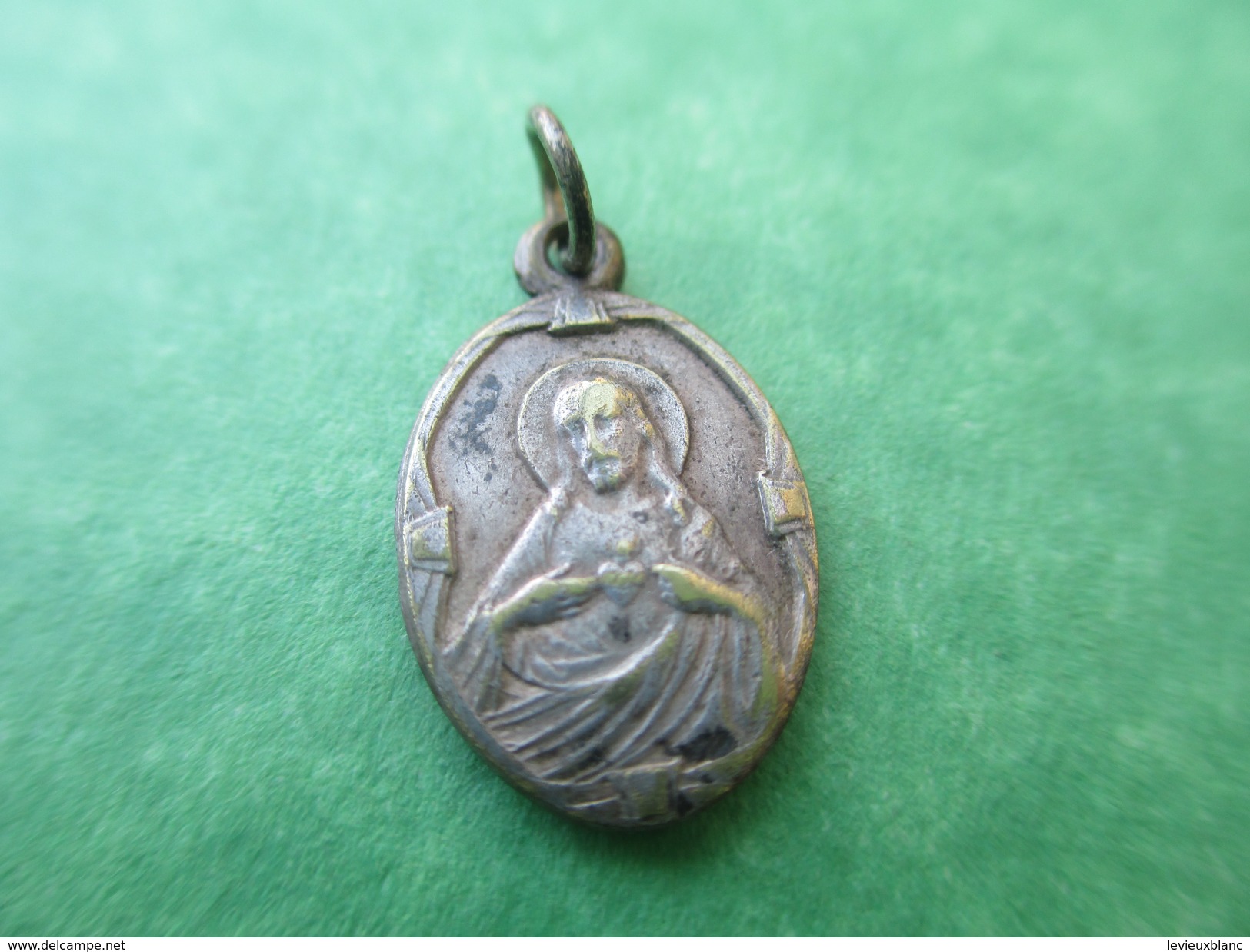 Petite Médaille Religieuse/ Coeur De Jésus / Vierge à L'Enfant/Fin  XIXème Siècle     CAN287 - Religion &  Esoterik