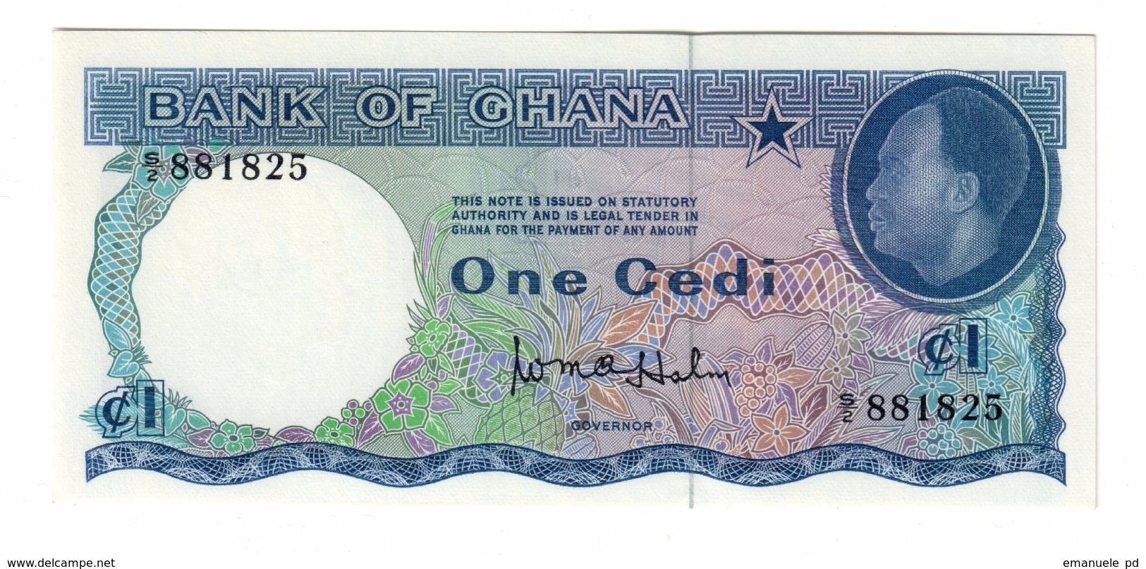 Ghana 1 Cedi 1965 UNC - Ghana