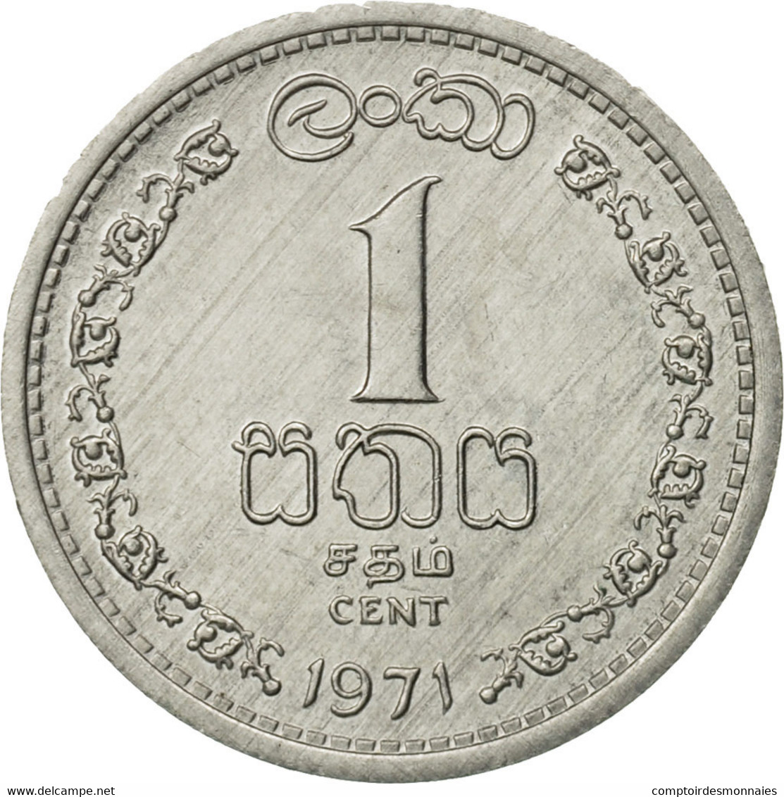 Monnaie, Ceylon, Elizabeth II, Cent, 1971, SUP, Aluminium, KM:127 - Sri Lanka