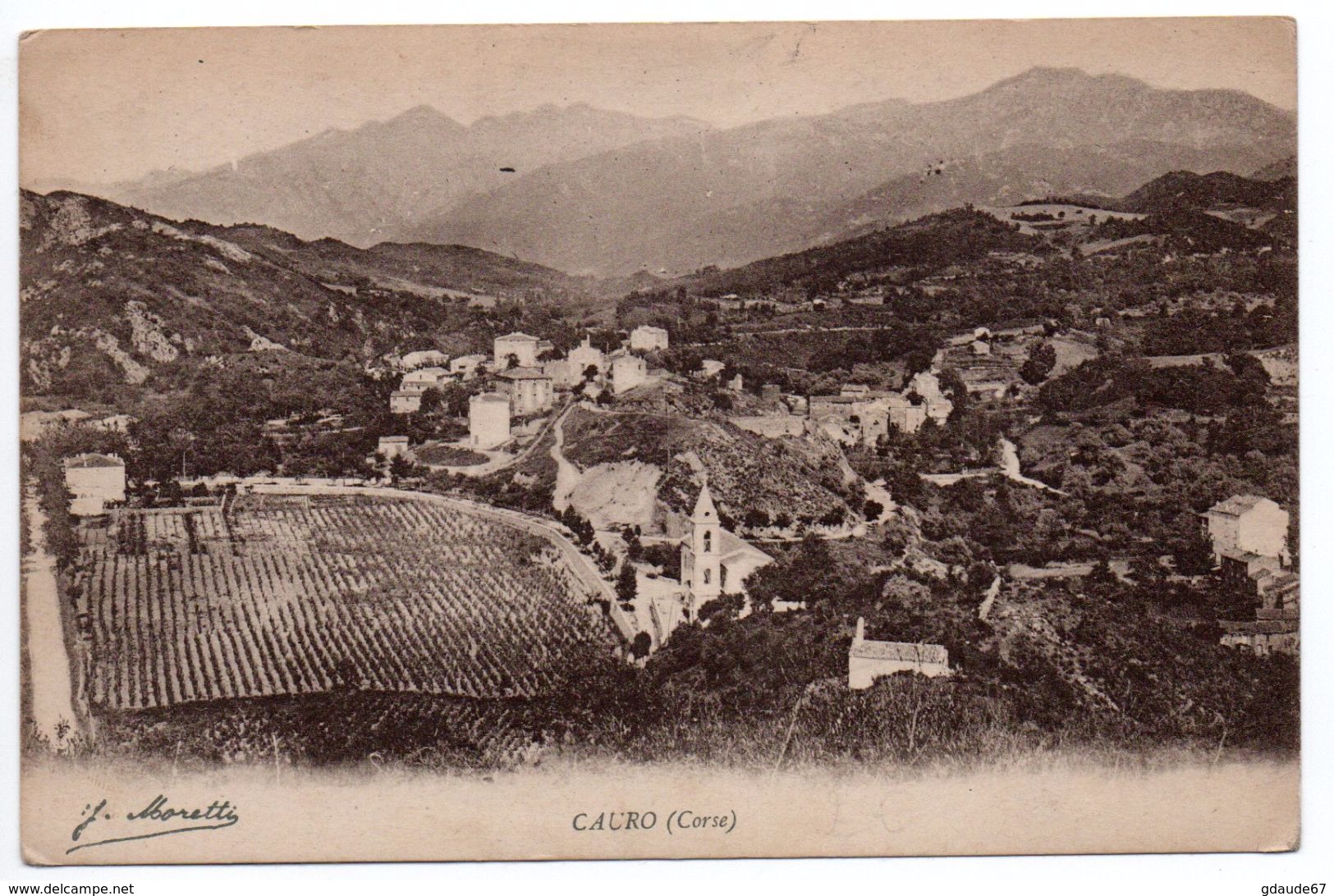 CAURO (CORSE) - VUE GENERALE - Autres & Non Classés