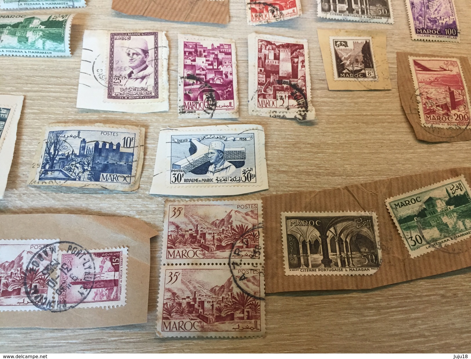 Lot De Timbre Du Maroc Années 1950 - Lots & Kiloware (max. 999 Stück)