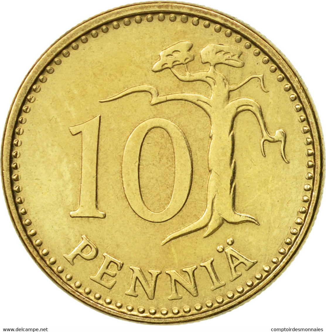 Monnaie, Finlande, 10 Pennia, 1972, TTB+, Aluminum-Bronze, KM:46 - Finlande