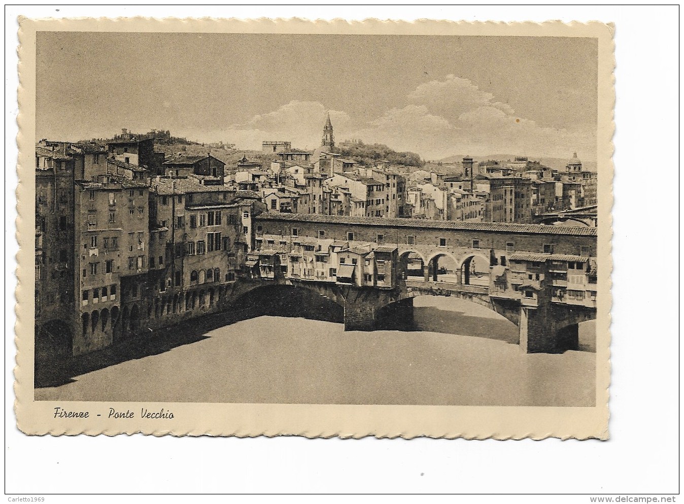 FIRENZE PONTE VECCHIO    VIAGGIATA  FG - Firenze