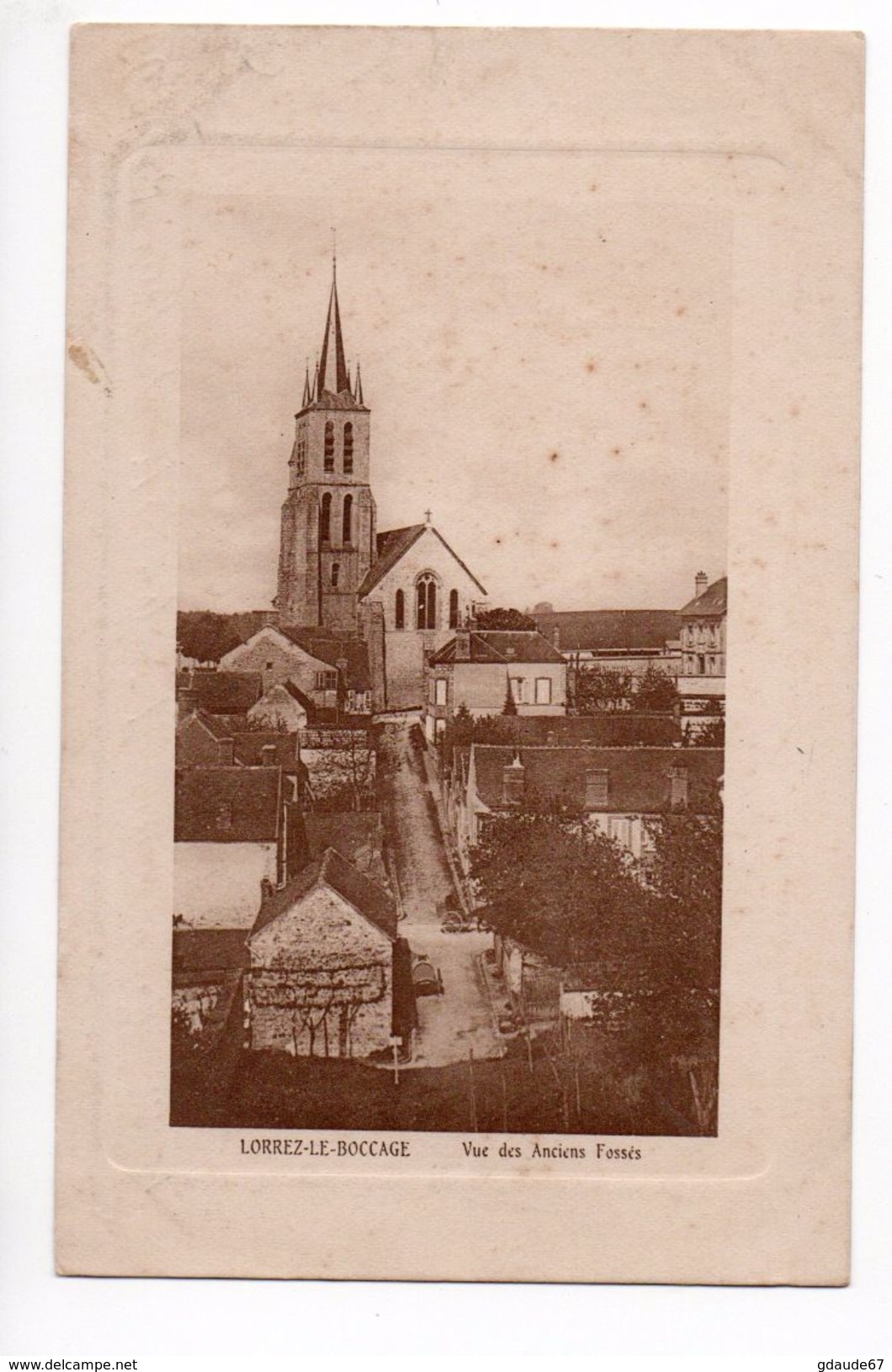 LORREZ LE BOCAGE (77) - VUE DES ANCIENS FOSSES - Lorrez Le Bocage Preaux