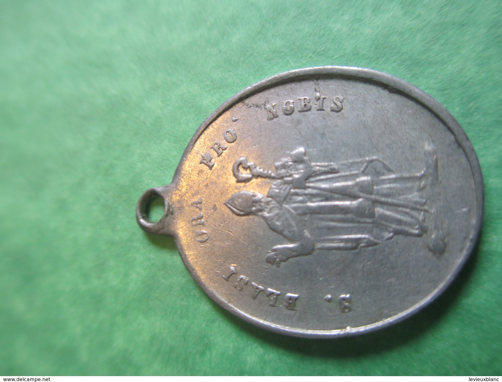 Petite Médaille Religieuse/Saint Blaise/Ange Gardien  /Début XXème Siècle     CAN357 - Religion &  Esoterik