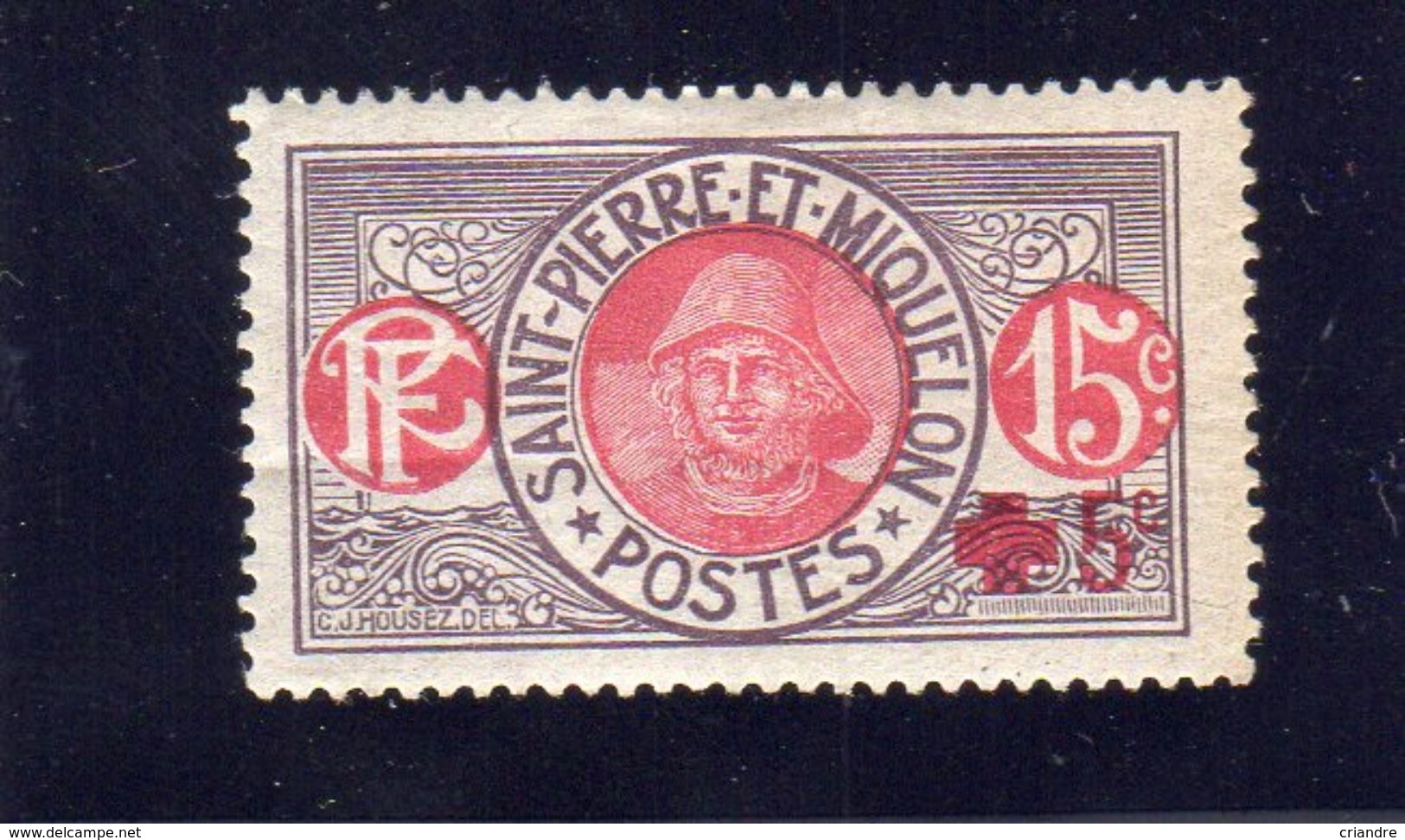 St Pierre Et Miquelon:année 1915-17 N° 106* - Unused Stamps