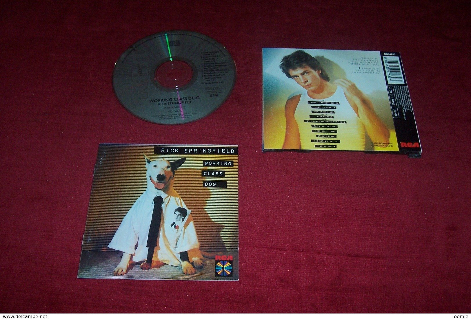 RICK  SPRINGFIELD °°°°   WORKING  CLASS  DOG    °° CD 10 TITRES - Autres - Musique Anglaise