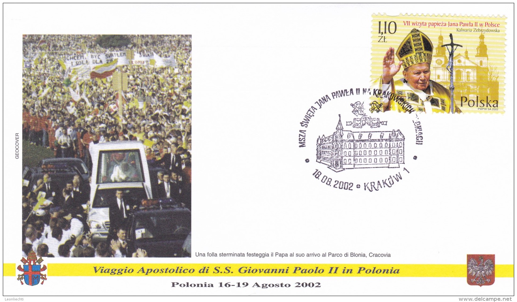Polen - Polzka 2002 . Viaggio Apostolico Di S.S. Giovanni Paolo II In Polen - Popes