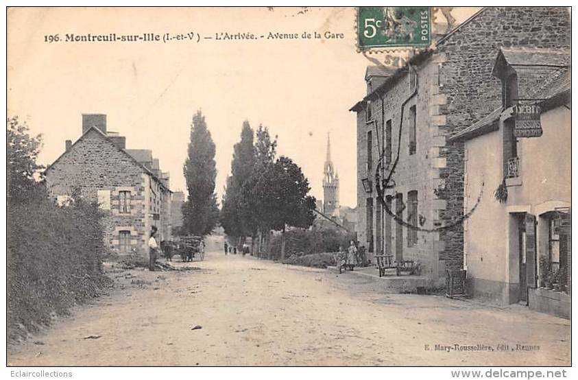 Montreuil Sur Ille      35      Avenue De La Gare     (voir Scan) - Autres & Non Classés