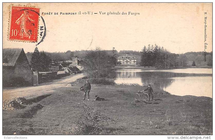 Paimpont      35        Vue Générale Des Forges        (voir Scan) - Paimpont