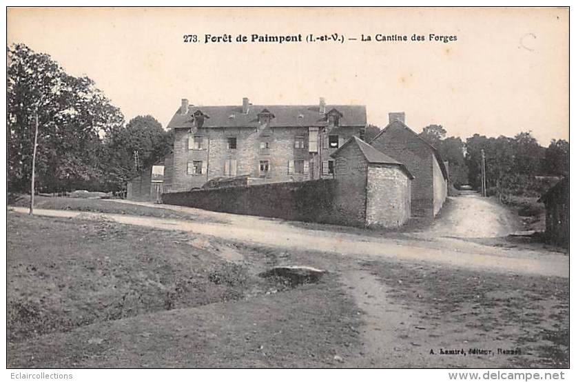 Paimpont      35        La Cantine Des Forges       (voir Scan) - Paimpont