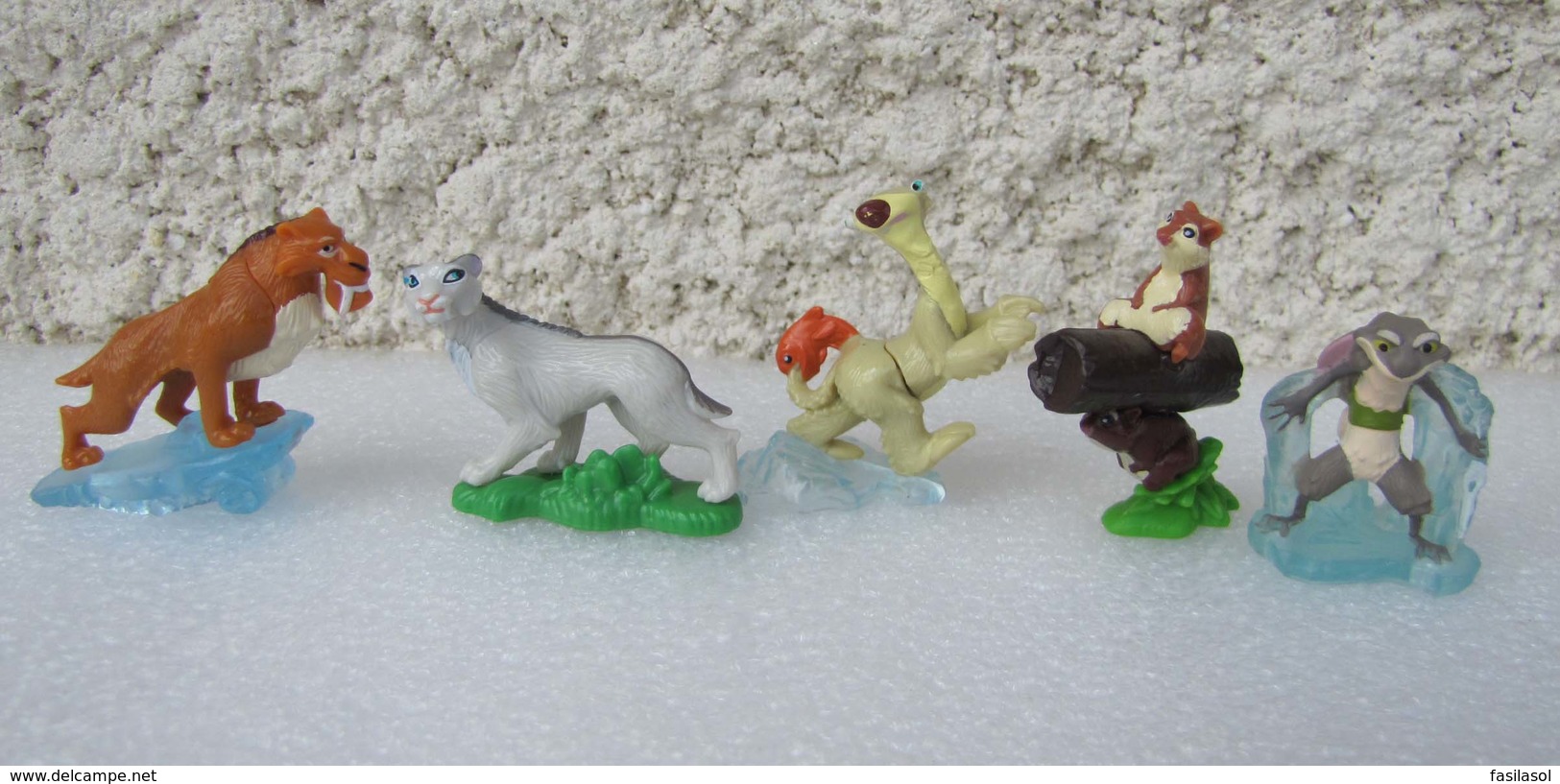 Kinder 2012 : Série Age De Glace 4 Et Age De Glace 2 (7 Figurines) - Other & Unclassified