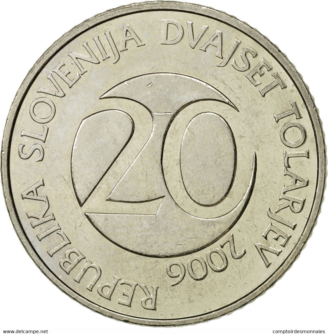 Monnaie, Slovénie, 20 Stotinov, 2006, SPL, Aluminium, KM:8 - Slovénie