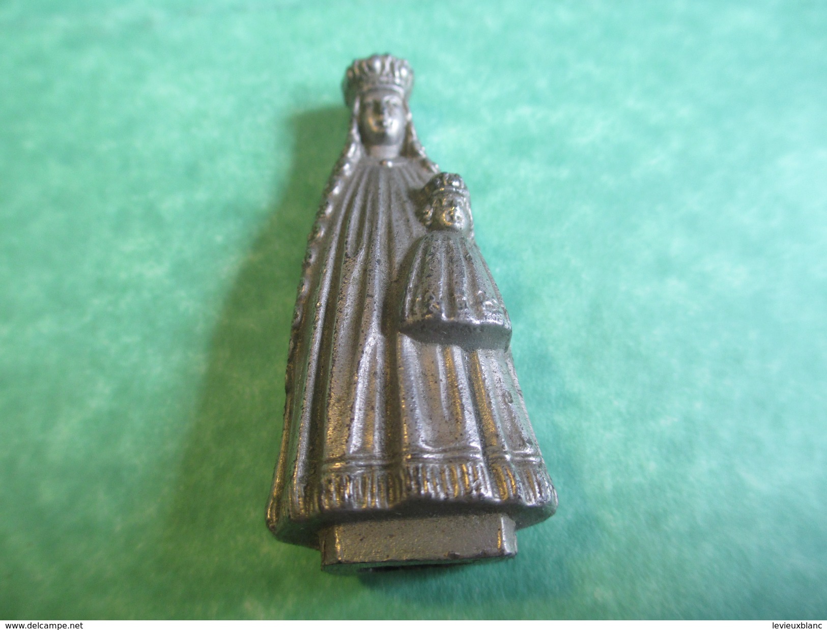 Petite Statuette Religieuse De Protection/Vierge à L'enfant / 5,5 Cm /Mi XIXème Siècle     CAN367 - Religion &  Esoterik