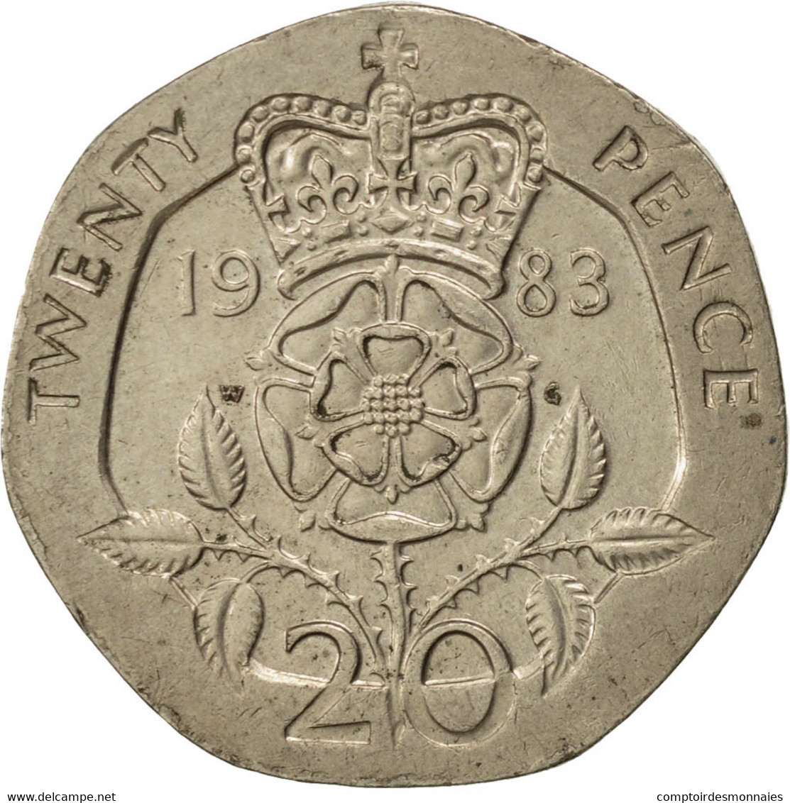 Monnaie, Grande-Bretagne, Elizabeth II, 20 Pence, 1983, TTB, Copper-nickel - 20 Pence