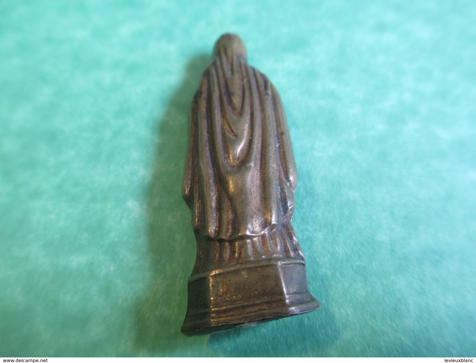 Petite Statuette Religieuse De Protection/Notre Dame De Lourdes / 4,5 Cm /Mi XIXème Siècle     CAN369 - Religion &  Esoterik